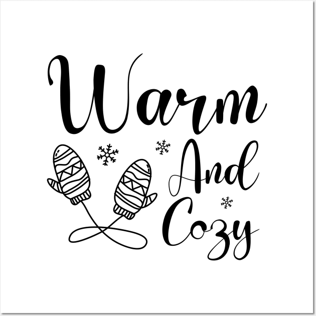 Funny Winter Season Gifts, Warm and Cozy Wall Art by mcoshop